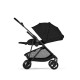 Cybex Melio Carbon Ελαφρύ Βρεφικό Καρότσι Magic Black | black