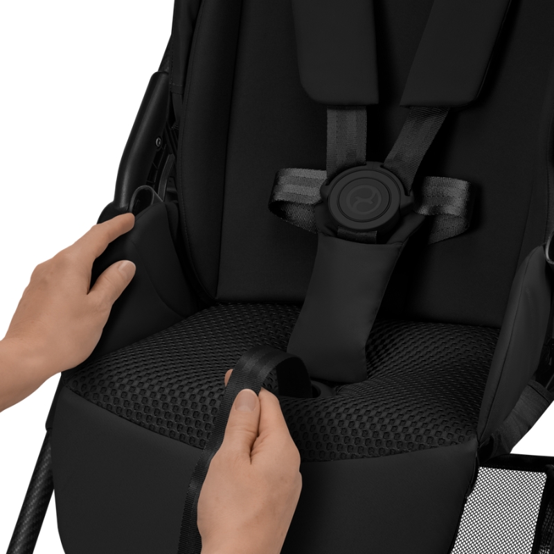 Cybex Melio Carbon Ελαφρύ Βρεφικό Καρότσι Magic Black | black