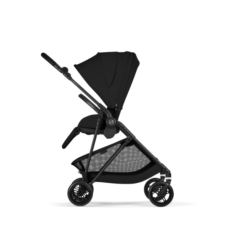 Cybex Melio Carbon Ελαφρύ Βρεφικό Καρότσι Magic Black | black