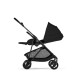 Cybex Melio Carbon Ελαφρύ Βρεφικό Καρότσι Magic Black | black