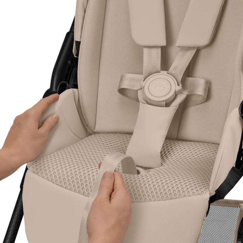 Cybex Melio Carbon Ελαφρύ Βρεφικό Καρότσι Almond Beige | beige