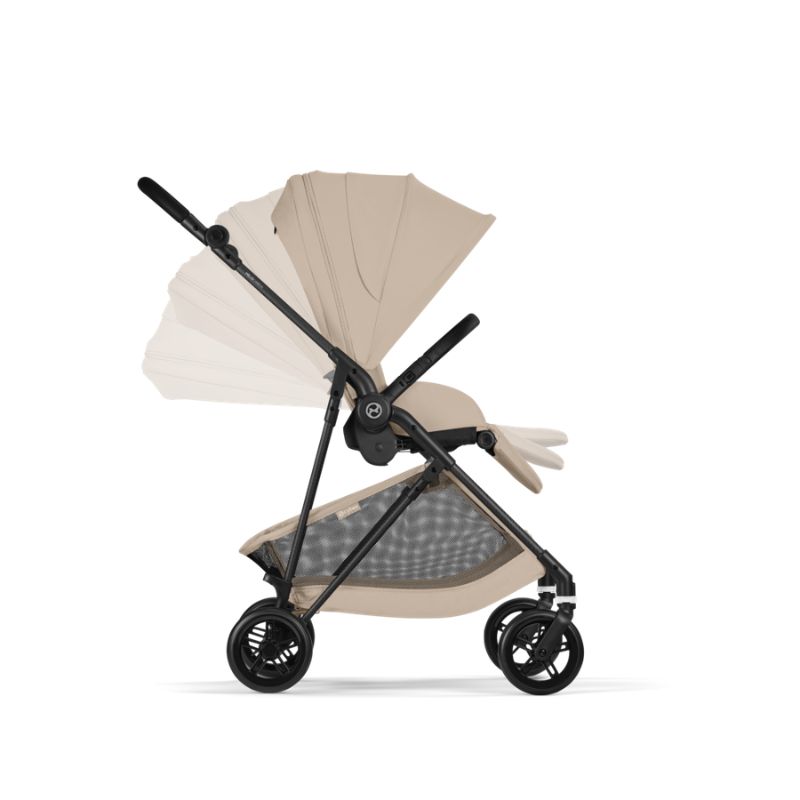 Cybex Melio Carbon Ελαφρύ Βρεφικό Καρότσι Almond Beige | beige