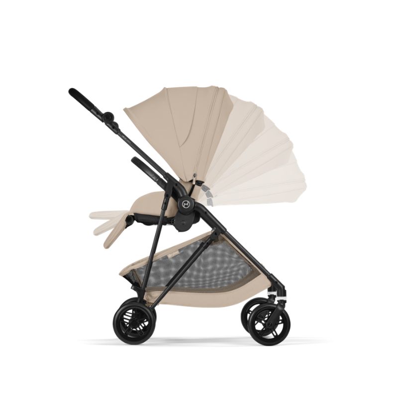 Cybex Melio Carbon Ελαφρύ Βρεφικό Καρότσι Almond Beige | beige