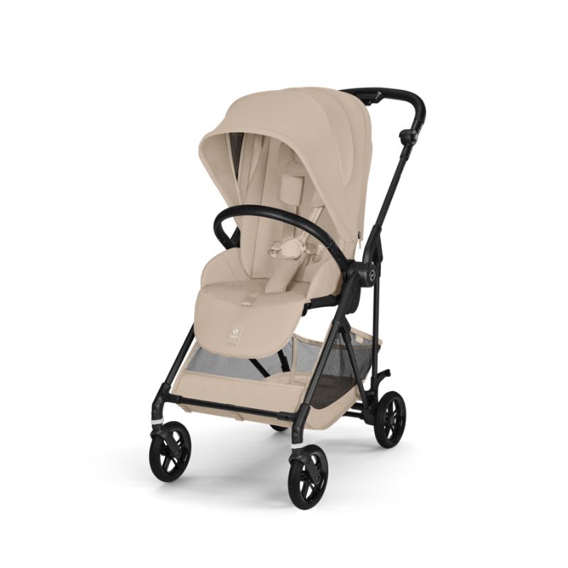 Cybex Melio Carbon Ελαφρύ Βρεφικό Καρότσι Almond Beige | beige