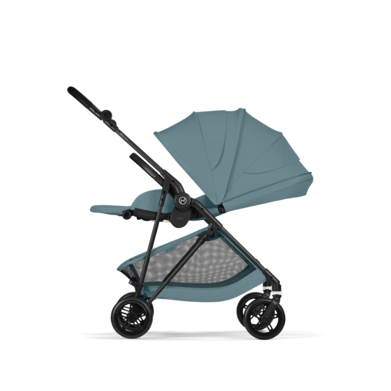 Cybex Melio Carbon Ελαφρύ Βρεφικό Καρότσι Stormy Blue | light blue