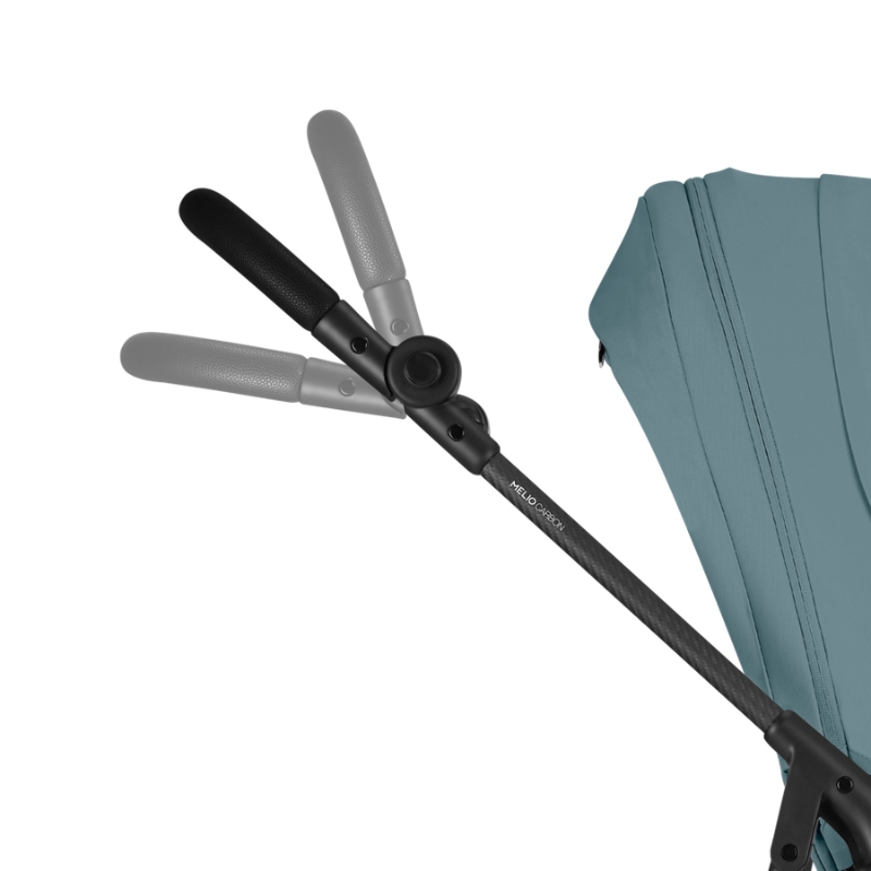 Cybex Melio Carbon Ελαφρύ Βρεφικό Καρότσι Stormy Blue | light blue
