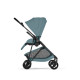 Cybex Melio Carbon Ελαφρύ Βρεφικό Καρότσι Stormy Blue | light blue
