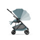 Cybex Melio Carbon Ελαφρύ Βρεφικό Καρότσι Stormy Blue | light blue
