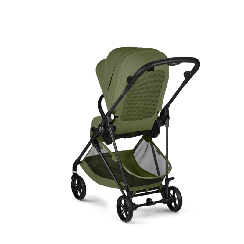 Cybex Melio Carbon Ελαφρύ Βρεφικό Καρότσι Moss Green | khaki