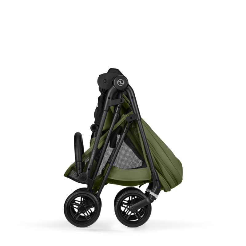 Cybex Melio Carbon Ελαφρύ Βρεφικό Καρότσι Moss Green | khaki