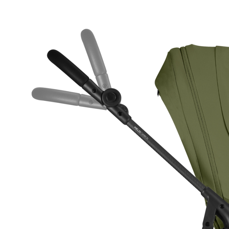 Cybex Melio Carbon Ελαφρύ Βρεφικό Καρότσι Moss Green | khaki