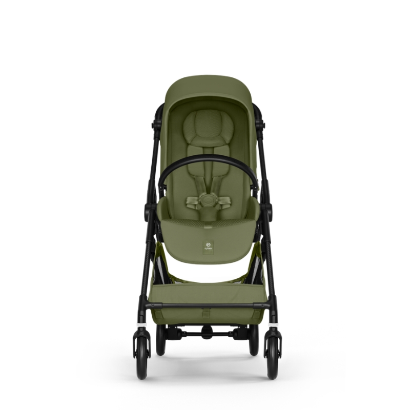 Cybex Melio Carbon Ελαφρύ Βρεφικό Καρότσι Moss Green | khaki
