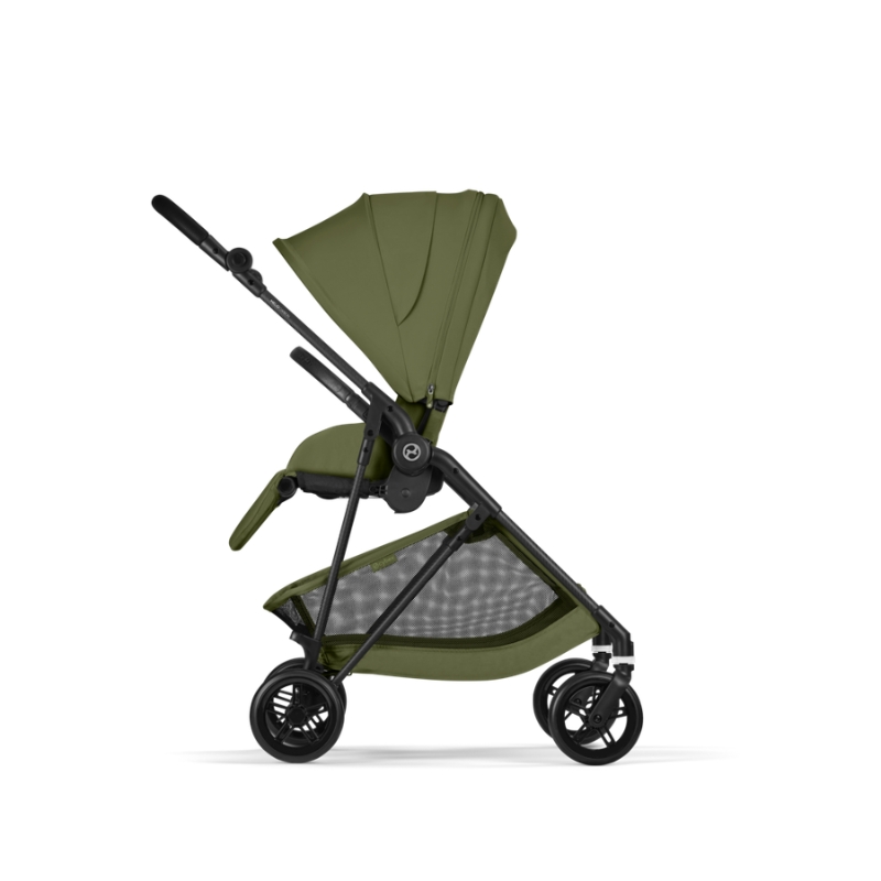 Cybex Melio Carbon Ελαφρύ Βρεφικό Καρότσι Moss Green | khaki