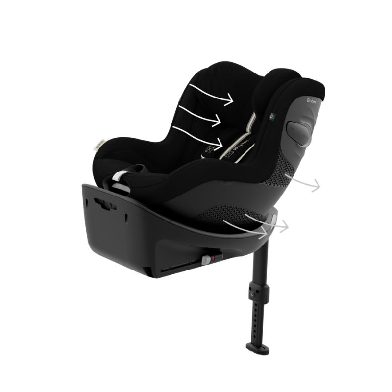 Cybex Sirona G3 Κάθισμα Αυτοκινήτου 61-105cm Plus Moon Black | black