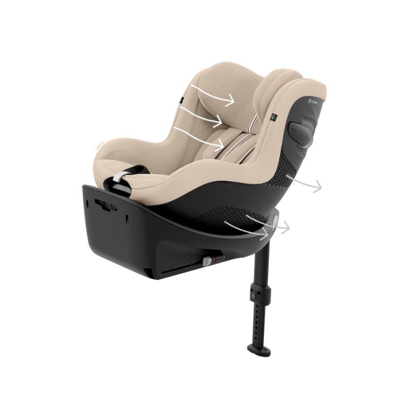 Cybex Sirona G3 Κάθισμα Αυτοκινήτου 61-105cm Plus Almond Beige | beige
