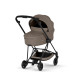 Cybex Mios Comfort Σύστημα Μεταφοράς 2-Σε-1 Με Πτυσσόμενο Πορτ Μπεμπέ Coconut Brown | dark brown Με Σκελετό Matt Black | black