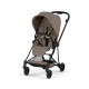 Cybex Mios Comfort Σύστημα Μεταφοράς 2-Σε-1 Με Πτυσσόμενο Πορτ Μπεμπέ Coconut Brown | dark brown Με Σκελετό Matt Black | black