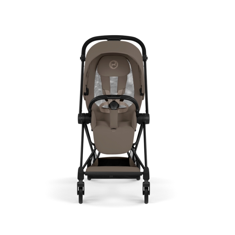Cybex Mios Comfort Σύστημα Μεταφοράς 2-Σε-1 Με Πτυσσόμενο Πορτ Μπεμπέ Coconut Brown | dark brown Με Σκελετό Matt Black | black