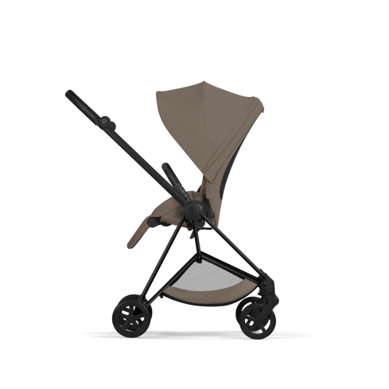 Cybex Mios Comfort Σύστημα Μεταφοράς 2-Σε-1 Με Πτυσσόμενο Πορτ Μπεμπέ Coconut Brown | dark brown Με Σκελετό Matt Black | black