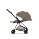 Cybex Mios Comfort Σύστημα Μεταφοράς 2-Σε-1 Με Πτυσσόμενο Πορτ Μπεμπέ Coconut Brown | dark brown Με Σκελετό Matt Black | black
