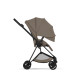 Cybex Mios Comfort Σύστημα Μεταφοράς 2-Σε-1 Με Πτυσσόμενο Πορτ Μπεμπέ Coconut Brown | dark brown Με Σκελετό Matt Black | black