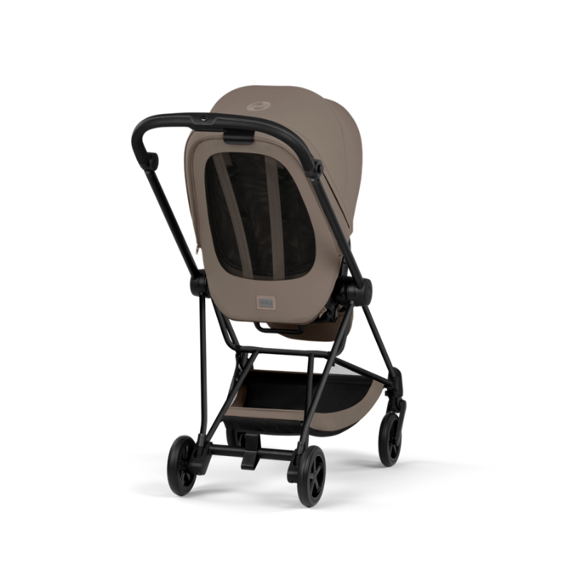 Cybex Mios Comfort Σύστημα Μεταφοράς 2-Σε-1 Με Πτυσσόμενο Πορτ Μπεμπέ Coconut Brown | dark brown Με Σκελετό Matt Black | black