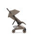 Cybex Coya Style Ελαφρύ Βρεφικό Καρότσι Coconut Brown | dark brown Με Σκελετό Rosegold | rosegold
