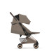 Cybex Coya Style Ελαφρύ Βρεφικό Καρότσι Coconut Brown | dark brown Με Σκελετό Rosegold | rosegold