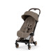 Cybex Coya Style Ελαφρύ Βρεφικό Καρότσι Coconut Brown | dark brown Με Σκελετό Rosegold | rosegold