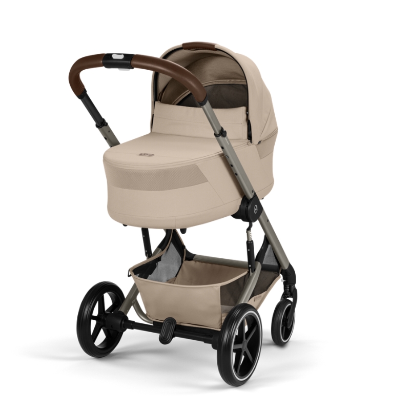 Cybex Balios S Lux Σύστημα Μεταφοράς Με Πορτ Μπεμπέ S Lux Almond Beige | beige Και Cloud G3 i-Size Κάθισμα Αυτοκινήτου 40-87cm Almond Beige | beige