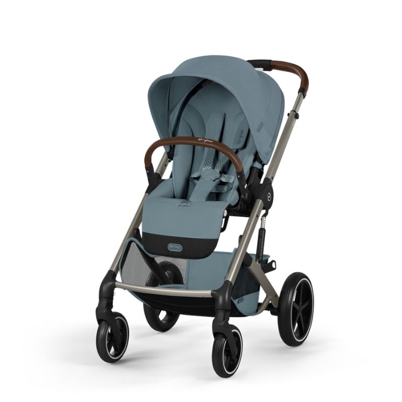 Cybex Balios S Lux Σύστημα Μεταφοράς 2-Σε-1 Με Πτυσσόμενο Πορτ Μπεμπέ Stormy Blue | light blue
