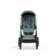 Cybex Balios S Lux Σύστημα Μεταφοράς 2-Σε-1 Με Πτυσσόμενο Πορτ Μπεμπέ Stormy Blue | light blue