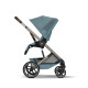 Cybex Balios S Lux Σύστημα Μεταφοράς 2-Σε-1 Με Πτυσσόμενο Πορτ Μπεμπέ Stormy Blue | light blue