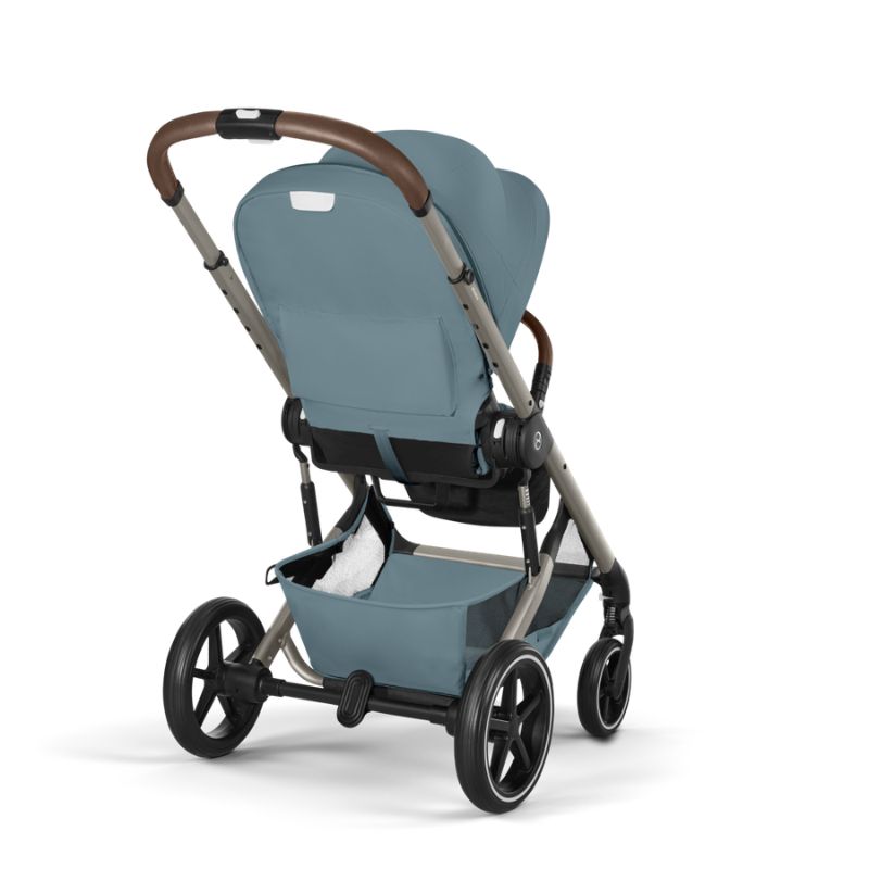 Cybex Balios S Lux Σύστημα Μεταφοράς 2-Σε-1 Με Πτυσσόμενο Πορτ Μπεμπέ Stormy Blue | light blue