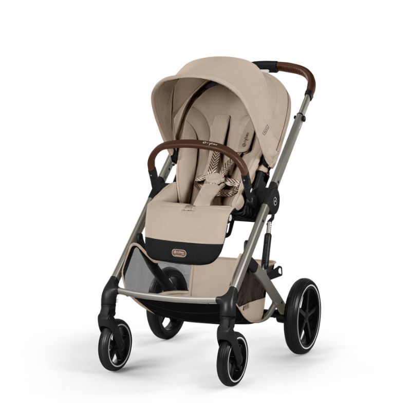 Cybex Balios S Lux Σύστημα Μεταφοράς 2-Σε-1 Με Πτυσσόμενο Πορτ Μπεμπέ Almond Beige | beige
