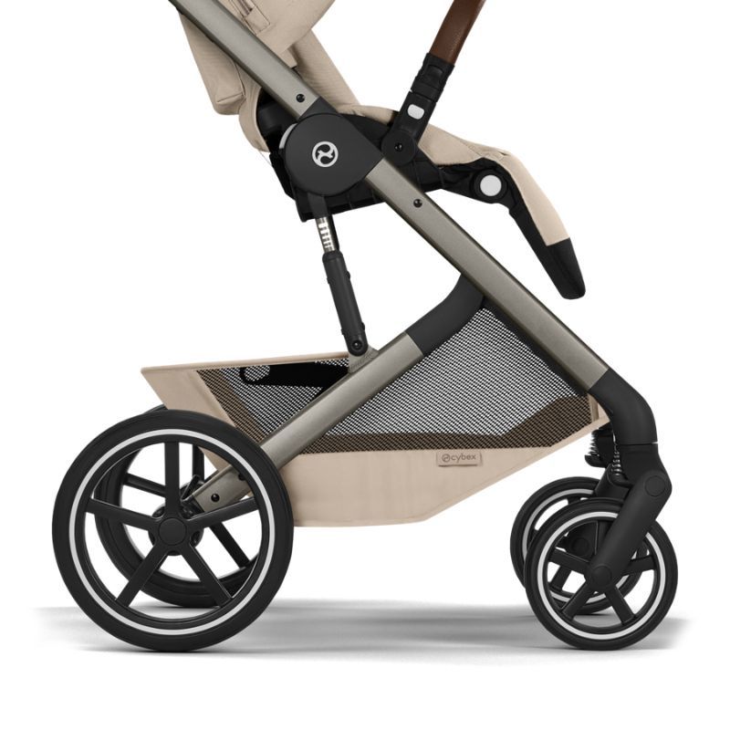 Cybex Balios S Lux Σύστημα Μεταφοράς 2-Σε-1 Με Πτυσσόμενο Πορτ Μπεμπέ Almond Beige | beige
