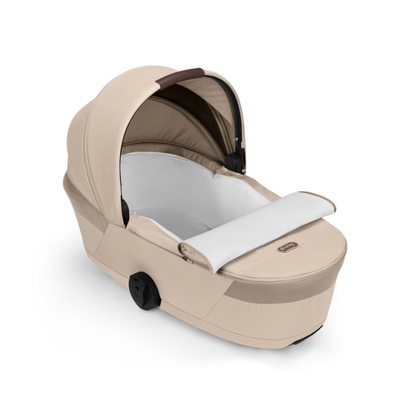 Cybex Balios S Lux Σύστημα Μεταφοράς 2-Σε-1 Με Πτυσσόμενο Πορτ Μπεμπέ Almond Beige | beige