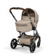 Cybex Balios S Lux Σύστημα Μεταφοράς 2-Σε-1 Με Πτυσσόμενο Πορτ Μπεμπέ Almond Beige | beige
