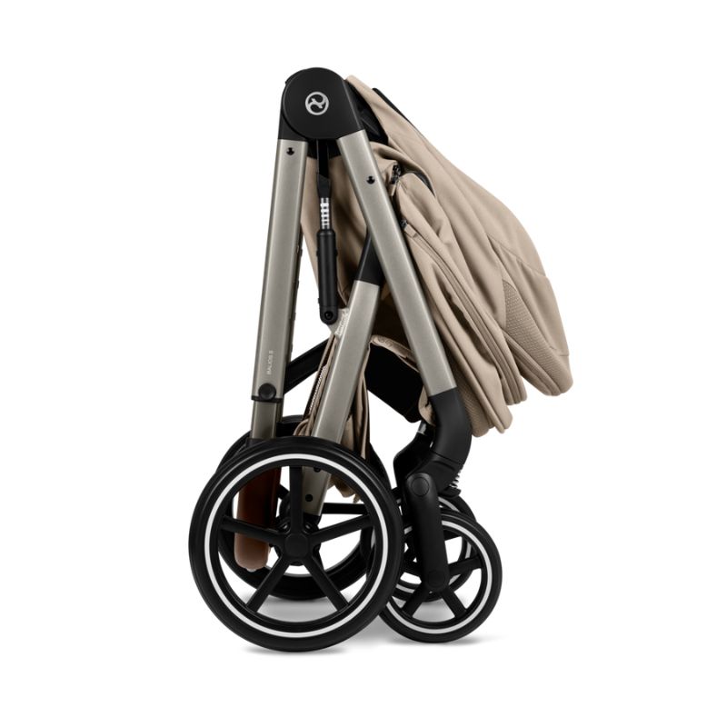 Cybex Balios S Lux Σύστημα Μεταφοράς 2-Σε-1 Με Πτυσσόμενο Πορτ Μπεμπέ Almond Beige | beige