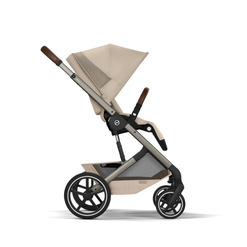 Cybex Balios S Lux Σύστημα Μεταφοράς 2-Σε-1 Με Πτυσσόμενο Πορτ Μπεμπέ Almond Beige | beige