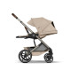 Cybex Balios S Lux Σύστημα Μεταφοράς 2-Σε-1 Με Πτυσσόμενο Πορτ Μπεμπέ Almond Beige | beige