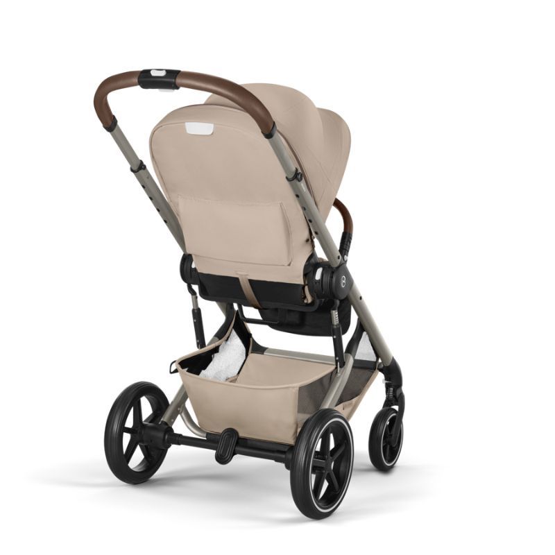 Cybex Balios S Lux Σύστημα Μεταφοράς 2-Σε-1 Με Πτυσσόμενο Πορτ Μπεμπέ Almond Beige | beige