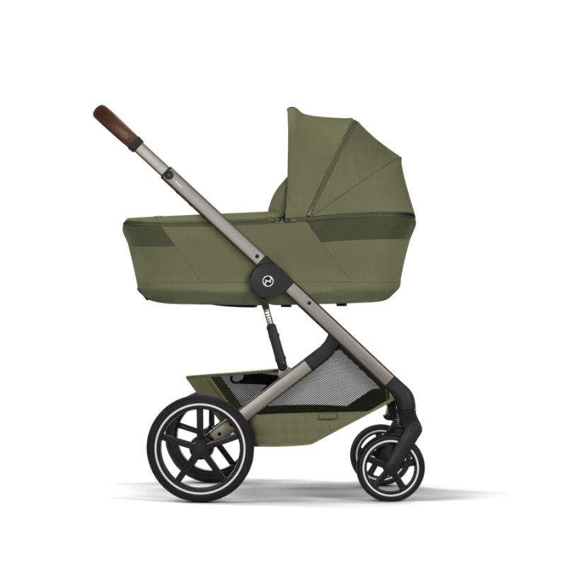 Cybex Balios S Lux Σύστημα Μεταφοράς Με Πτυσσόμενο Πορτ Μπεμπέ Και Cloud G3 i-Size Plus Κάθισμα Αυτοκινήτου 40-87cm Moss Green | khaki
