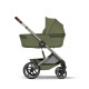 Cybex Balios S Lux Σύστημα Μεταφοράς Με Πτυσσόμενο Πορτ Μπεμπέ Και Cloud G3 i-Size Plus Κάθισμα Αυτοκινήτου 40-87cm Moss Green | khaki