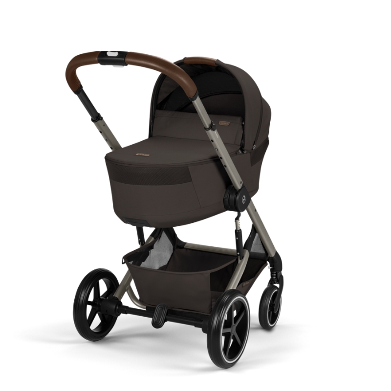 Cybex Balios S Lux Σύστημα Μεταφοράς Με Πτυσσόμενο Πορτ Μπεμπέ Και Cloud G3 i-Size Plus Κάθισμα Αυτοκινήτου 40-87cm Chocolate Brown | brown