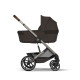 Cybex Balios S Lux Σύστημα Μεταφοράς Με Πτυσσόμενο Πορτ Μπεμπέ Και Cloud G3 i-Size Plus Κάθισμα Αυτοκινήτου 40-87cm Chocolate Brown | brown