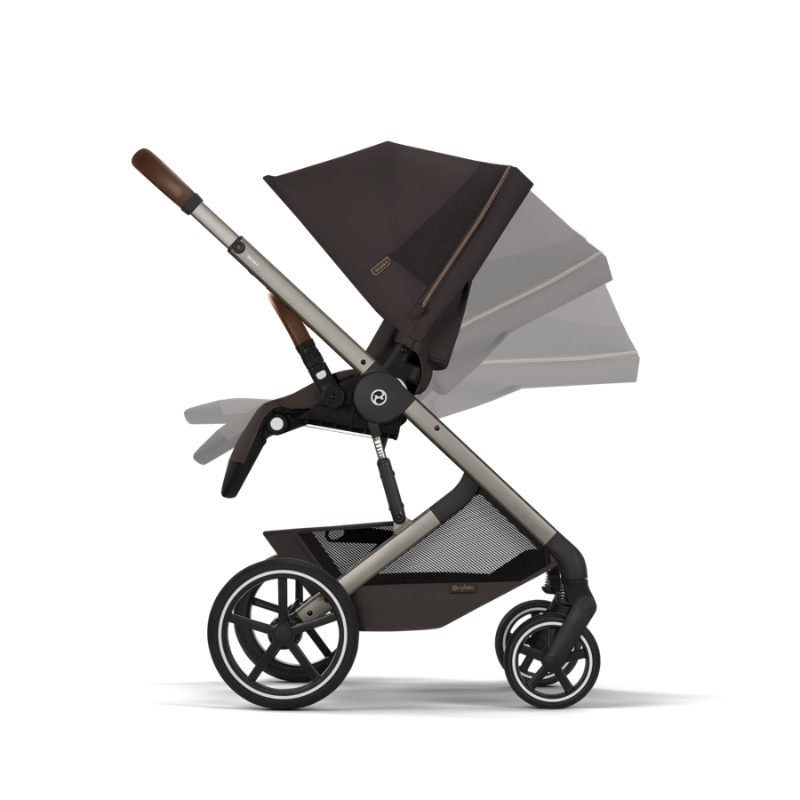 Cybex Balios S Lux Σύστημα Μεταφοράς Με Πτυσσόμενο Πορτ Μπεμπέ Και Cloud G3 i-Size Plus Κάθισμα Αυτοκινήτου 40-87cm Chocolate Brown | brown