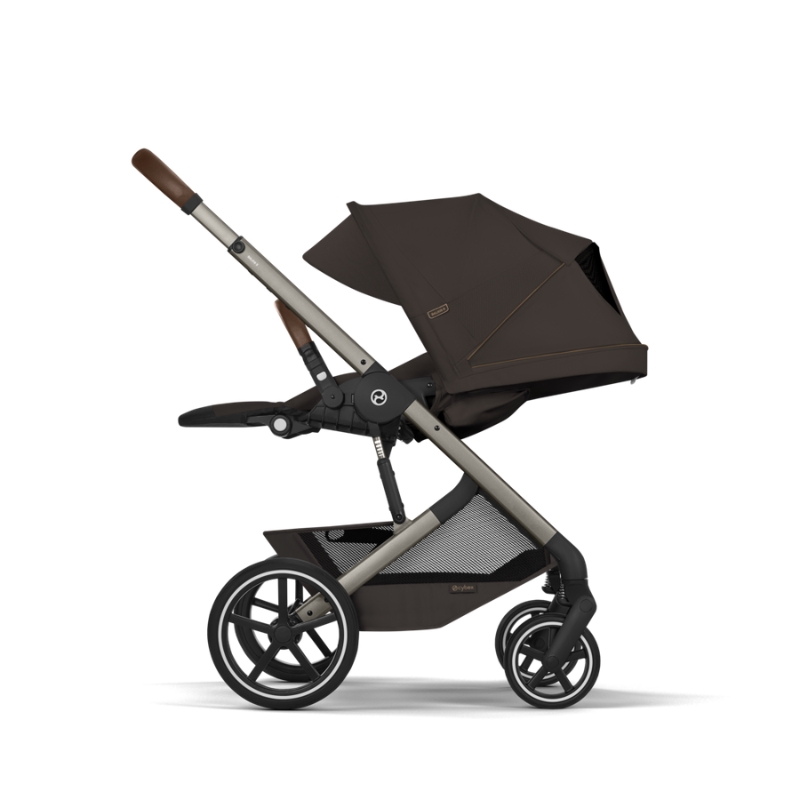 Cybex Balios S Lux Σύστημα Μεταφοράς Με Πτυσσόμενο Πορτ Μπεμπέ Και Cloud G3 i-Size Plus Κάθισμα Αυτοκινήτου 40-87cm Chocolate Brown | brown