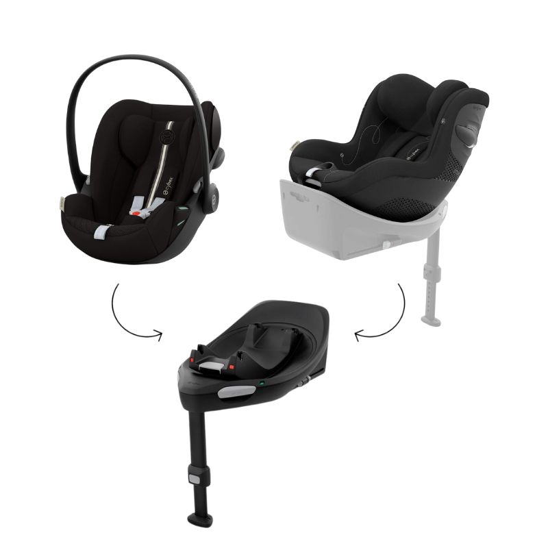 Cybex Modular G-Line Set Comfort Black Plus Με Δώρο Base G