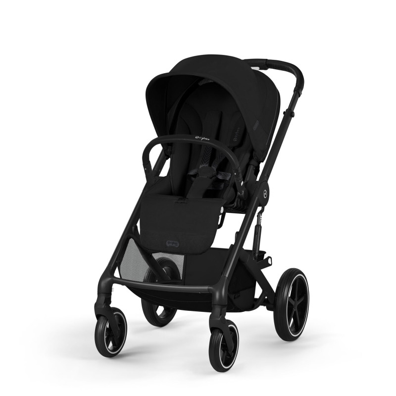 Cybex Balios S Lux Σύστημα Μεταφοράς 2-Σε-1 Με Πτυσσόμενο Πορτ Μπεμπέ Moon Black | black